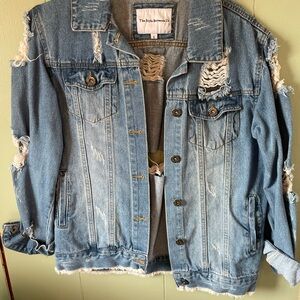Distressed Denim Jacket